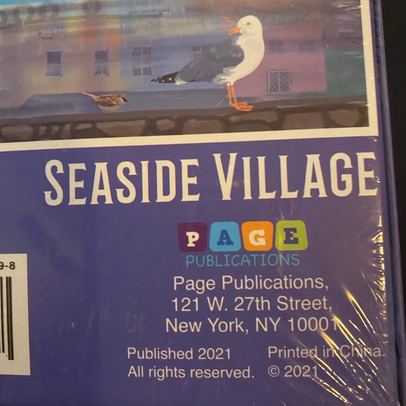 1000 piece puzzle🧩seaside village design🧩NWT🧩has never been opened🧩 - Picture 2 of 8